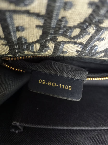 Dior Montaigne 30 Chain Flap Oblique Navy GHW 2020