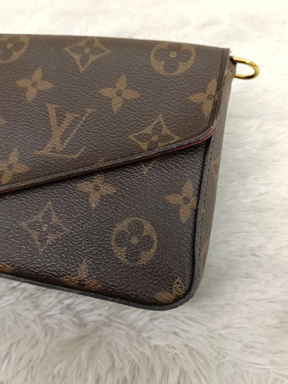 LV Pochette Felicie GM Monogram Fuchsia 2020
