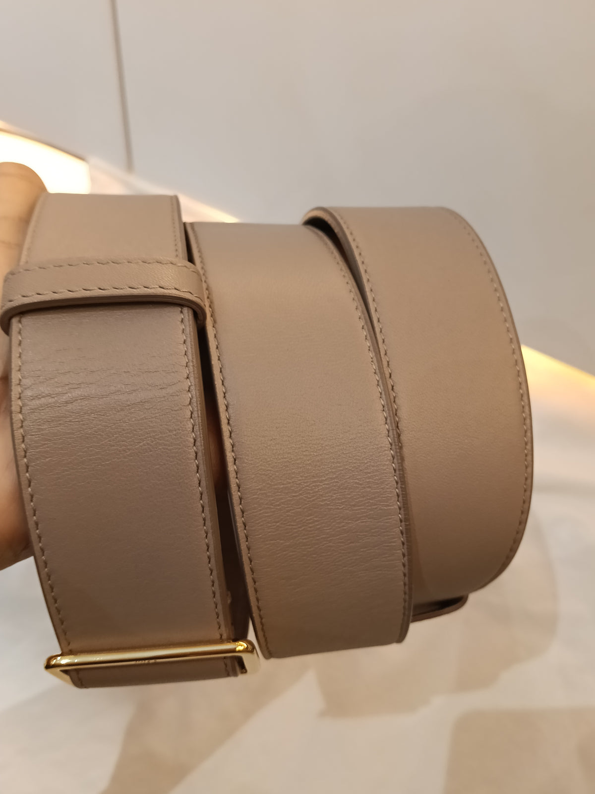 Lady Dior Small Lamb Taupe GHW 2016