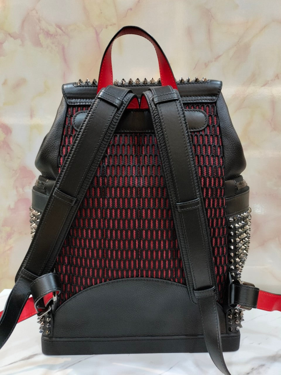 Christian Louboutin Explorer Spike Backpack Black Stud