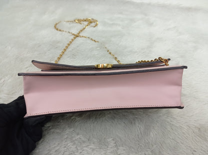 LV Flore Chain Wallet Monogram Rose Ballerine 2020