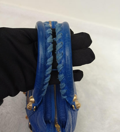 Balenciaga Mini City Blue GHW 2015