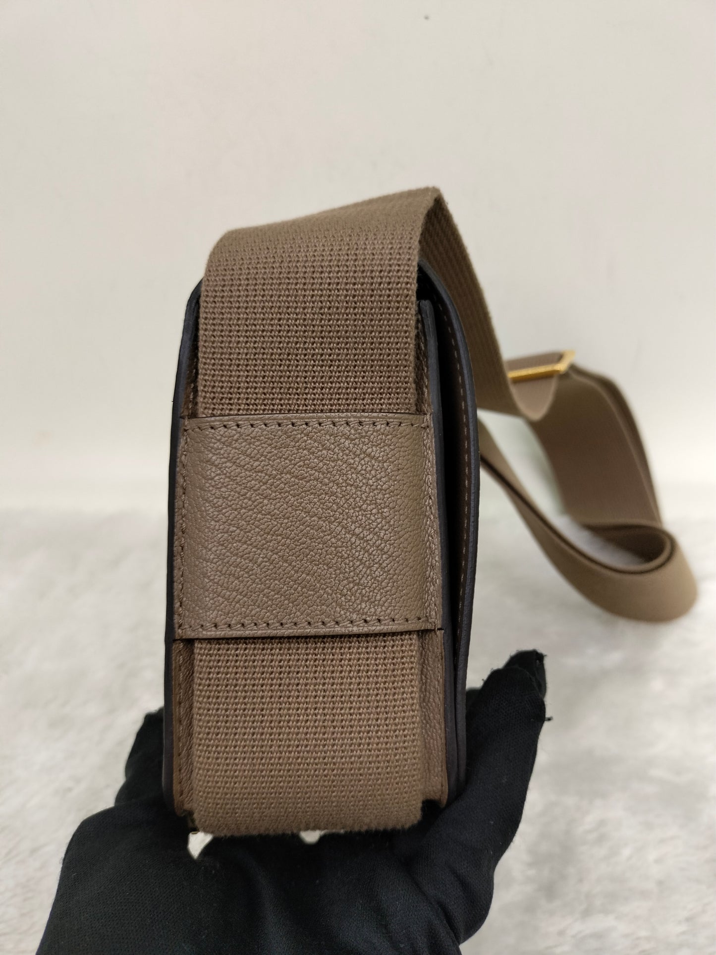 Hermes Geta Chevre Etoupe GHW #U