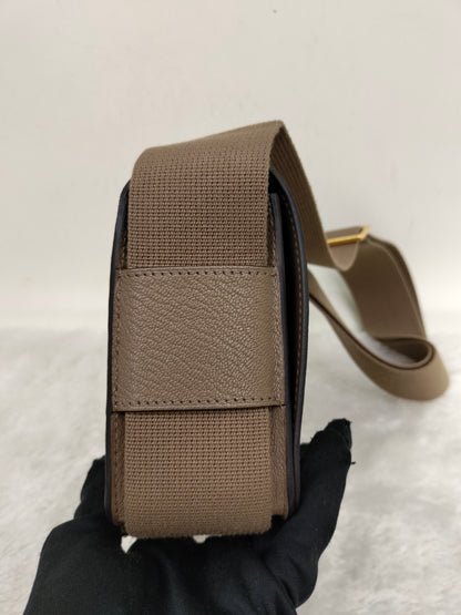 Hermes Geta Chevre Etoupe GHW #U