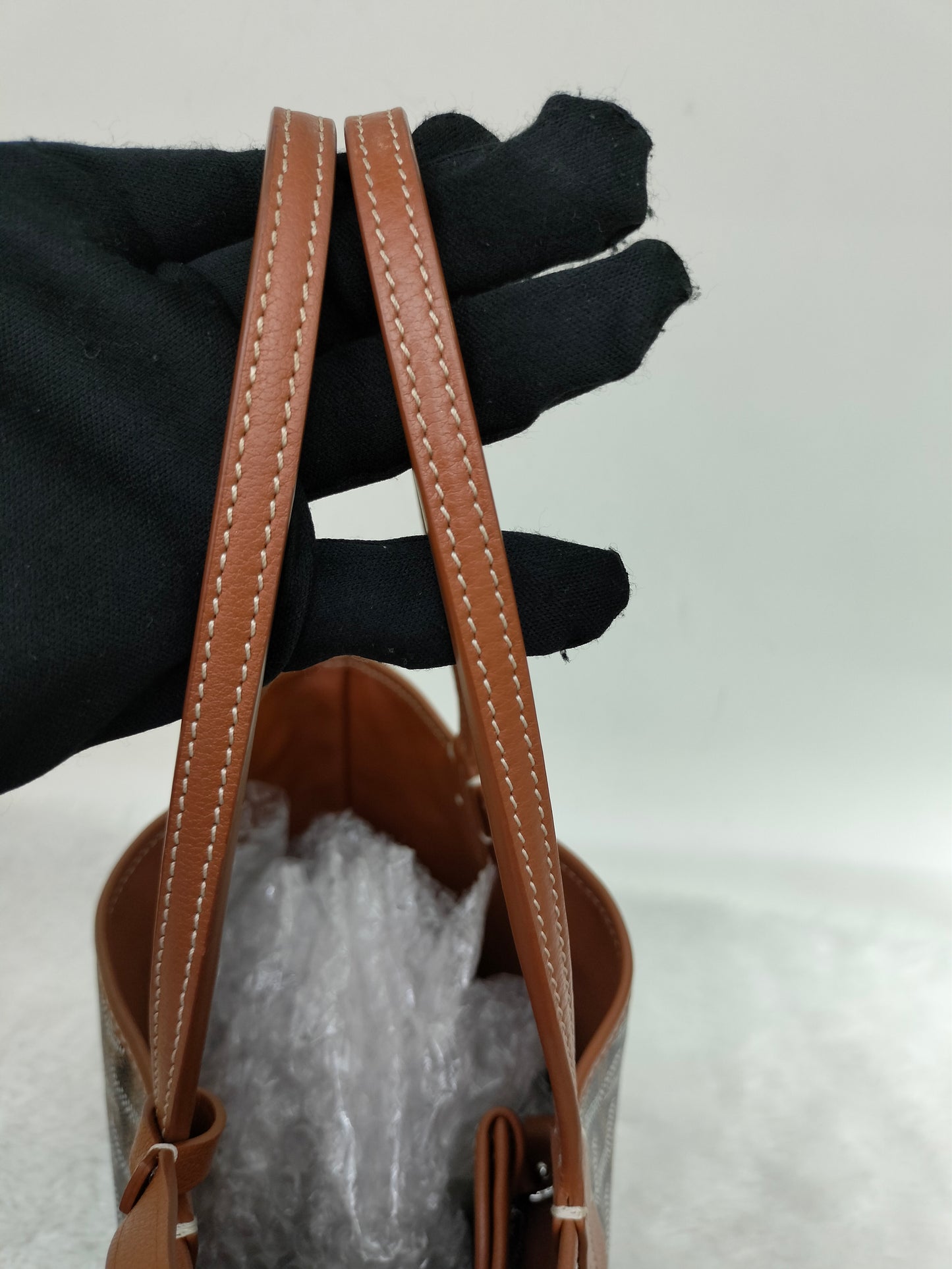 Goyard Anjou Mini Black Tan