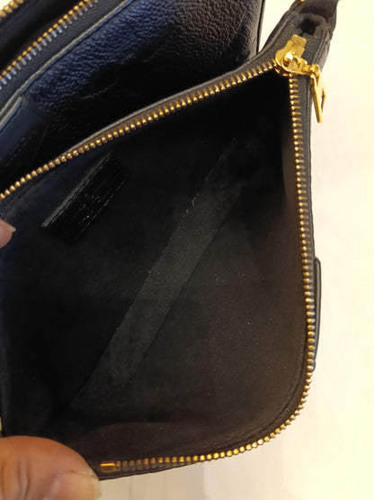 LV Multi Pochette Accesories NV Monogram Empreinte Noir (CHIP)
