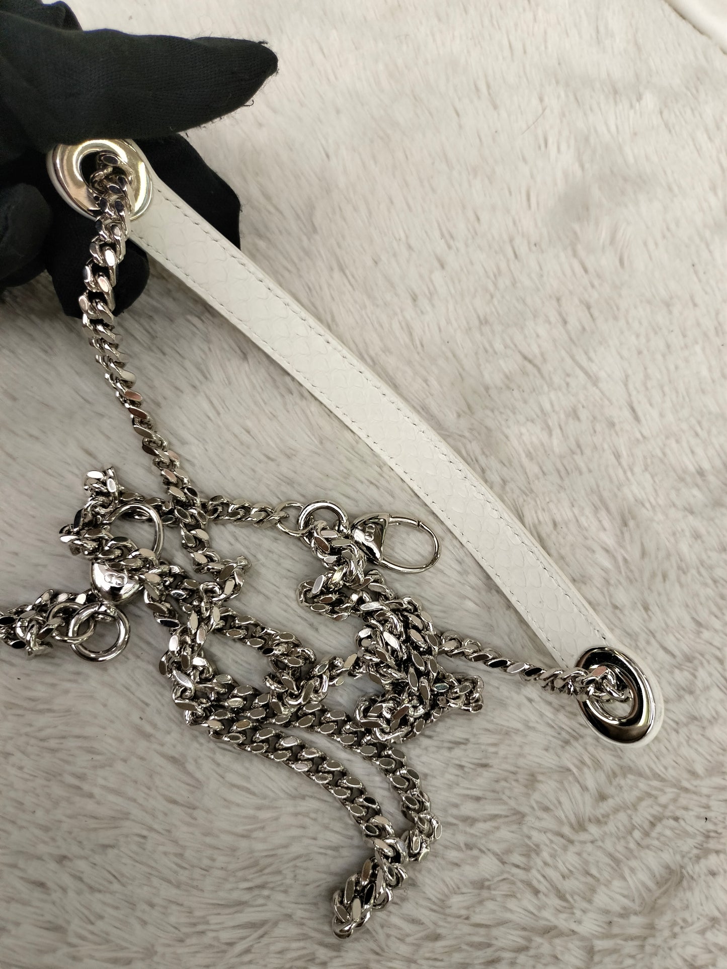 Lady Dior Mini Cannage Crystal Satin Pink Handle Python SHW 2016