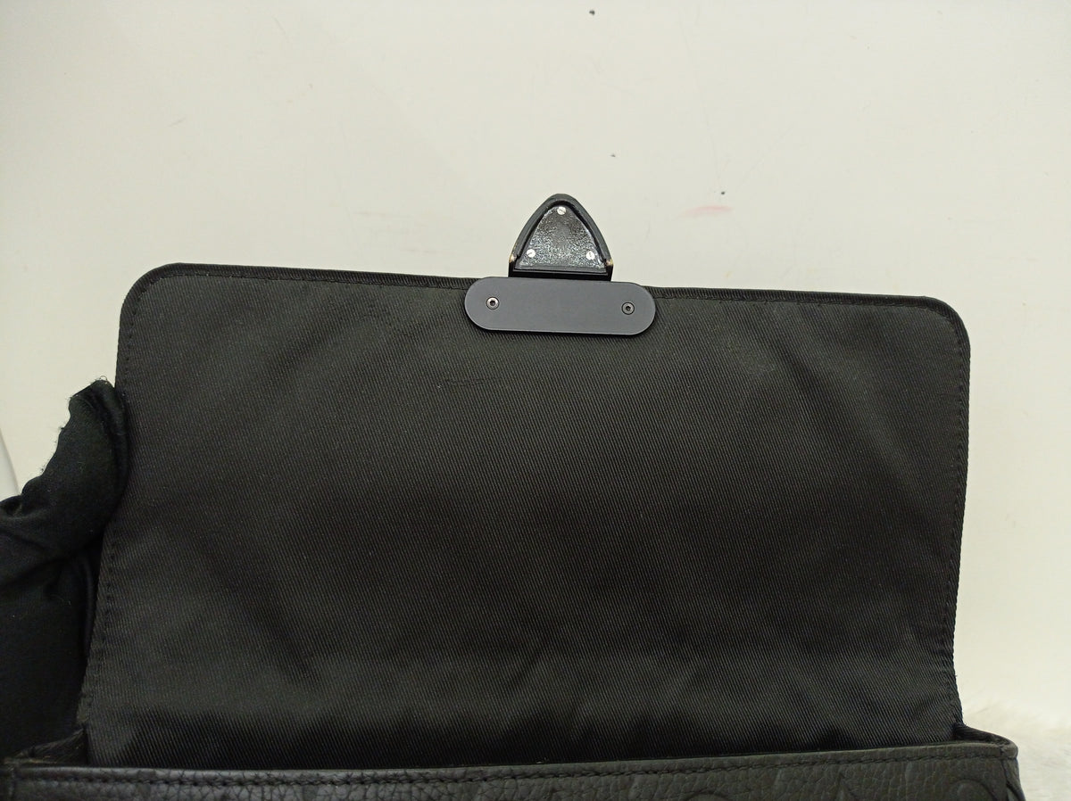 LV S Lock A4 Pouch Monogram Empreinte Black (CHIP)