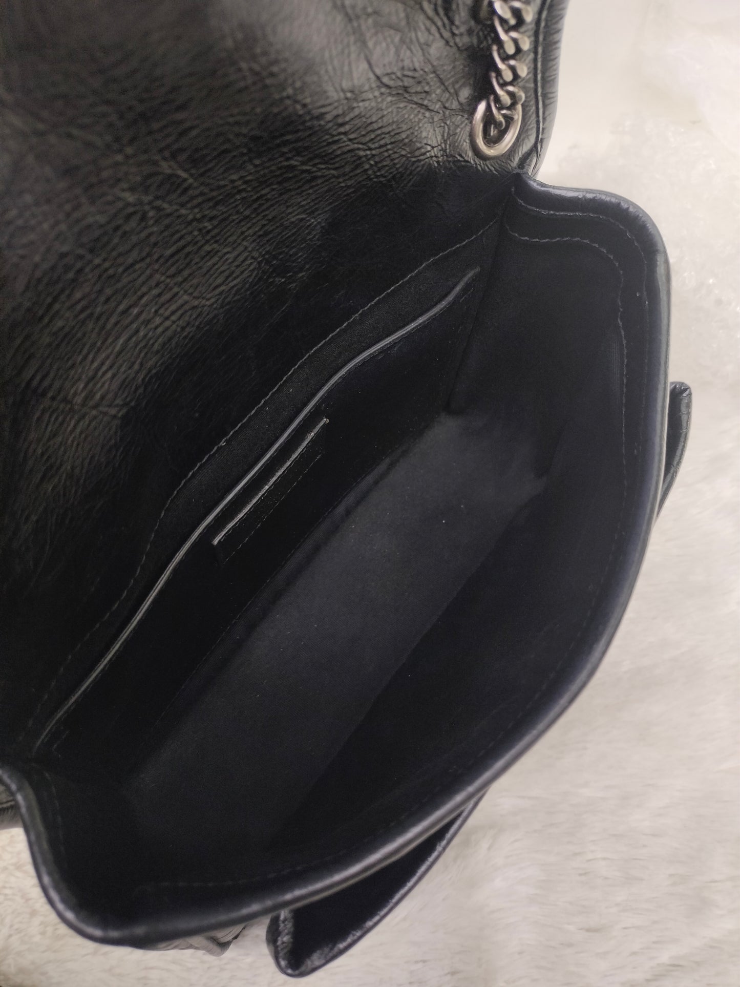 YsL Niki Baby Calfskin Black RHW 2019