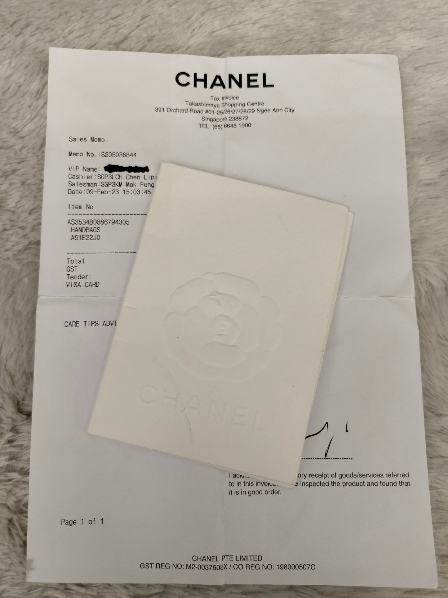 Chanel Chain Shopping Tote Calfskin Black GHW 2023 (CHIP)