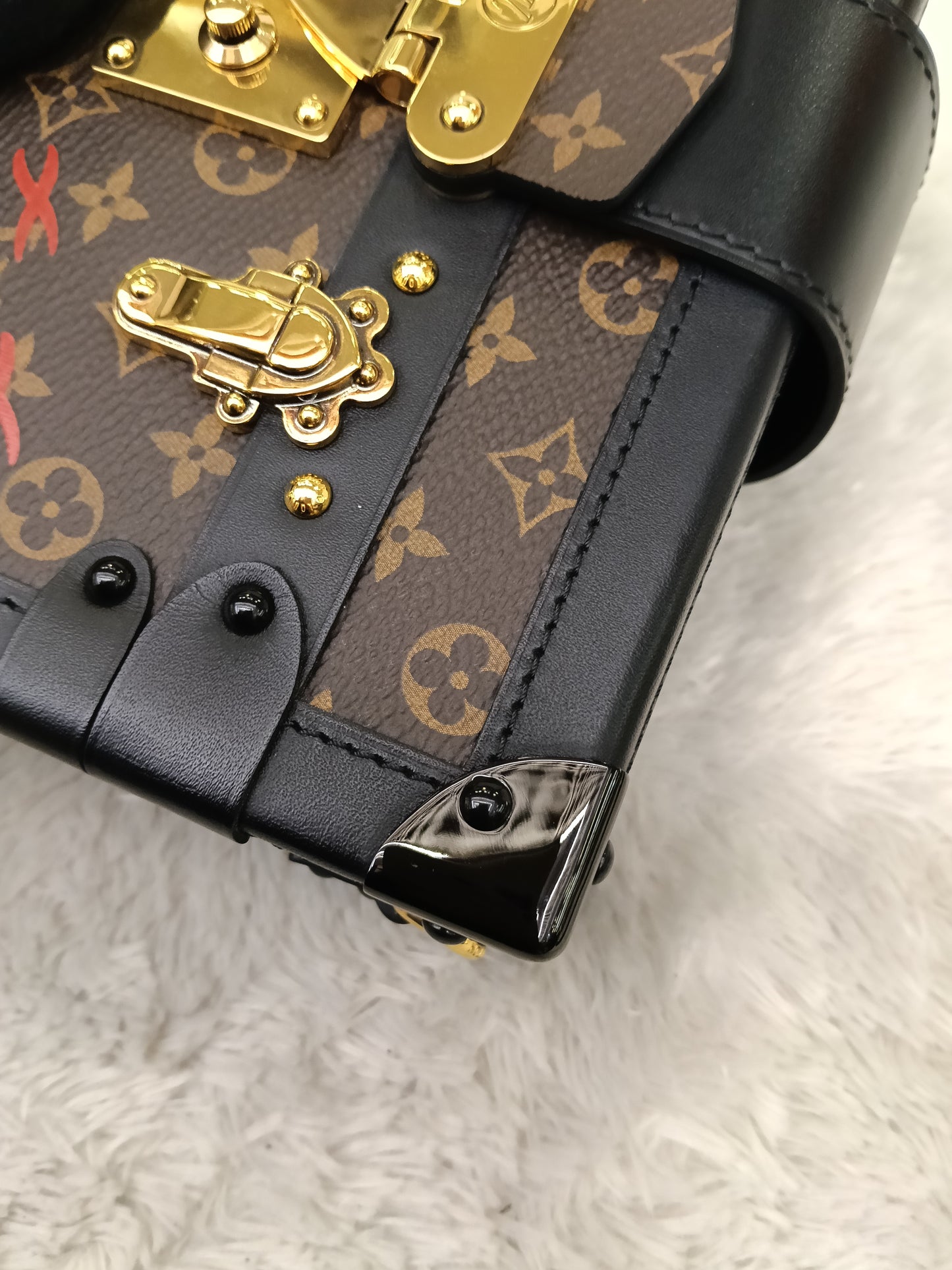 LV Petite Malle NV Monogram Capitale Noir 2019