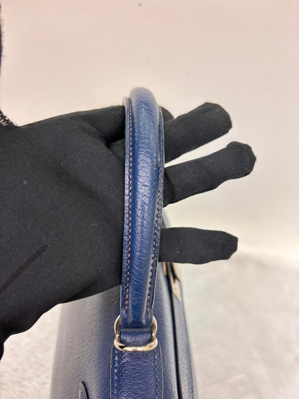 K32 Chevre Coromandel Blue De Malt PHW #L square