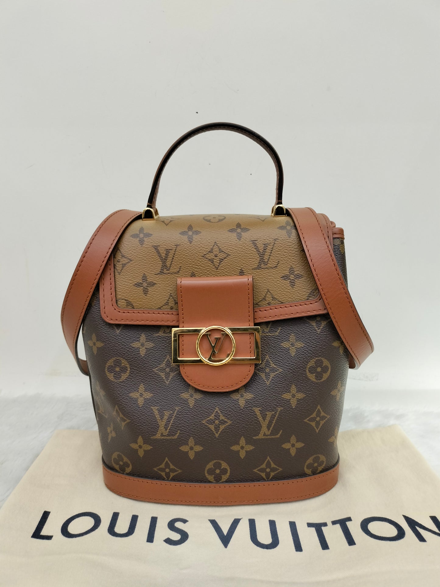 LV Dauphine Backpack Monogram Reverse 2020