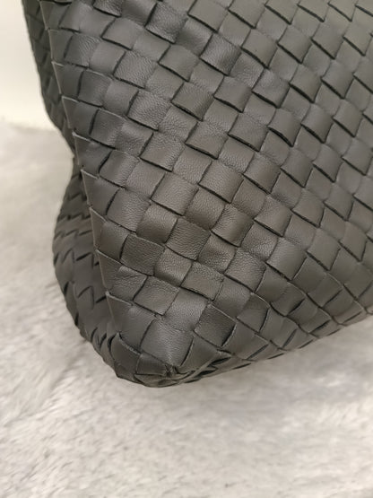Bottega Veneta Nappa Intrecciato Chain Tote Large Grey RHW
