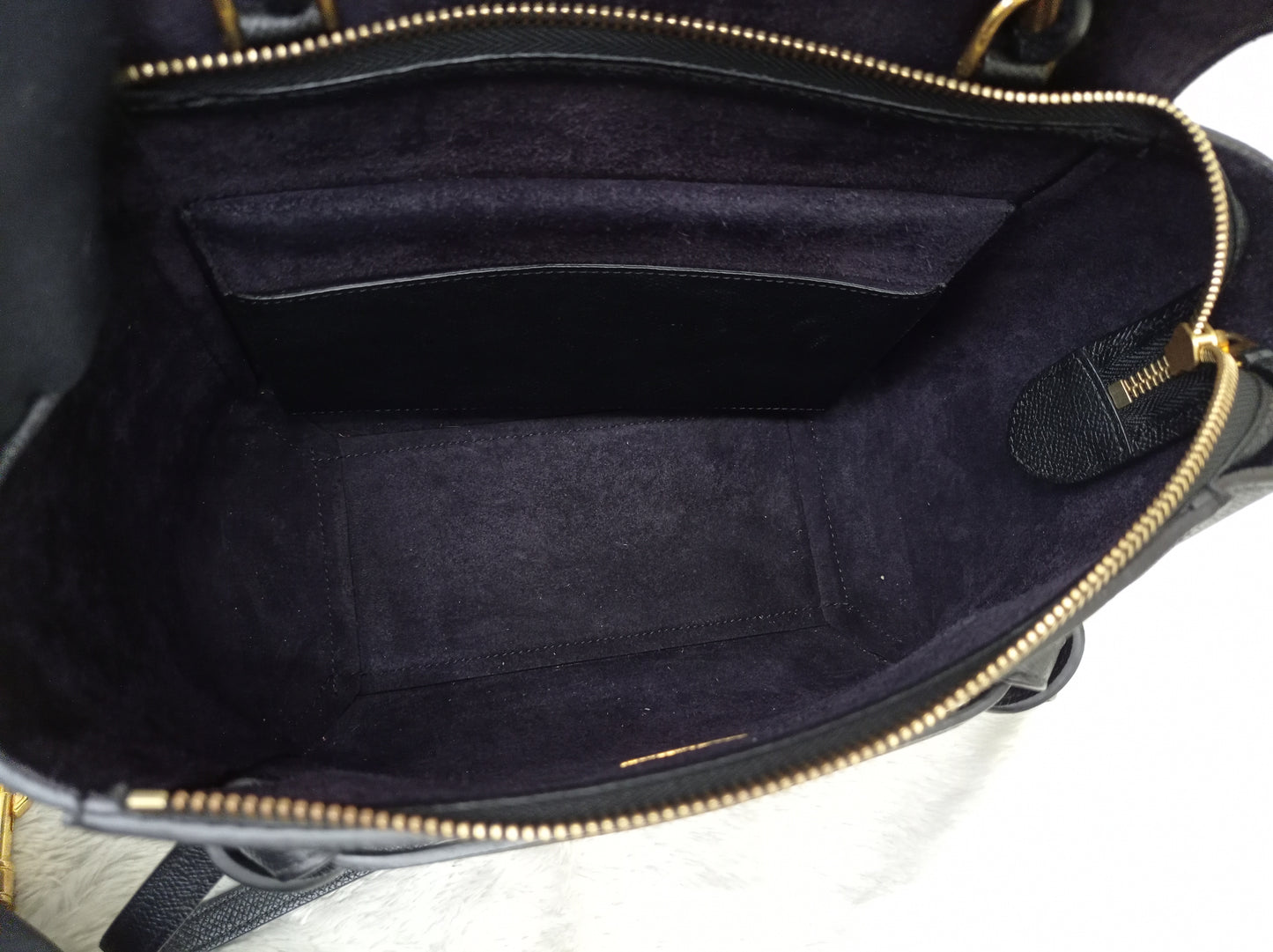 Celine Micro Belt Grained Black GHW 2017