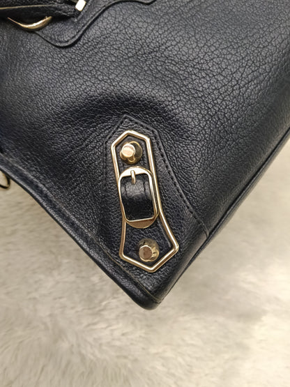 Balenciaga Small City Edge Navy SHW 2017
