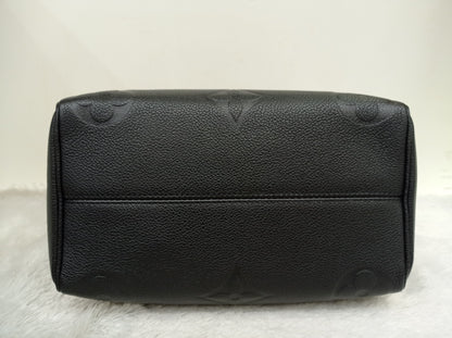 LV Speedy 25 Bandou NV Monogram Empreinte Noir 2023 (CHIP)