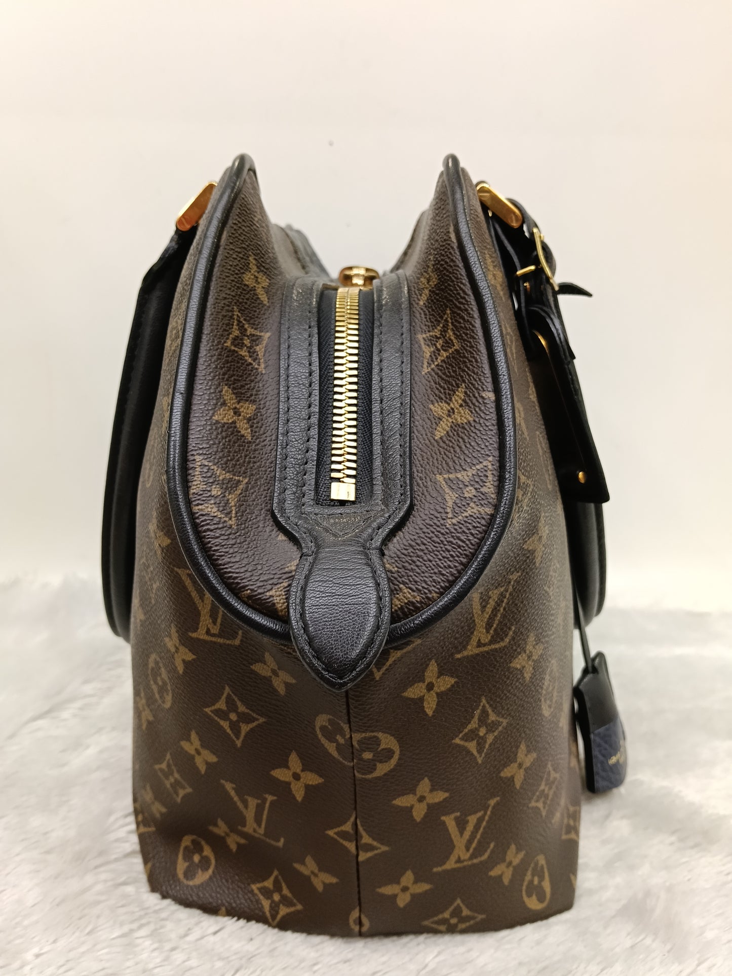 LV Blocks Zipped Tote Monogram Marine Noir 2011