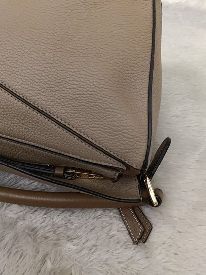 Loewe Puzzle Small Grained Sand Mink GHW 2020