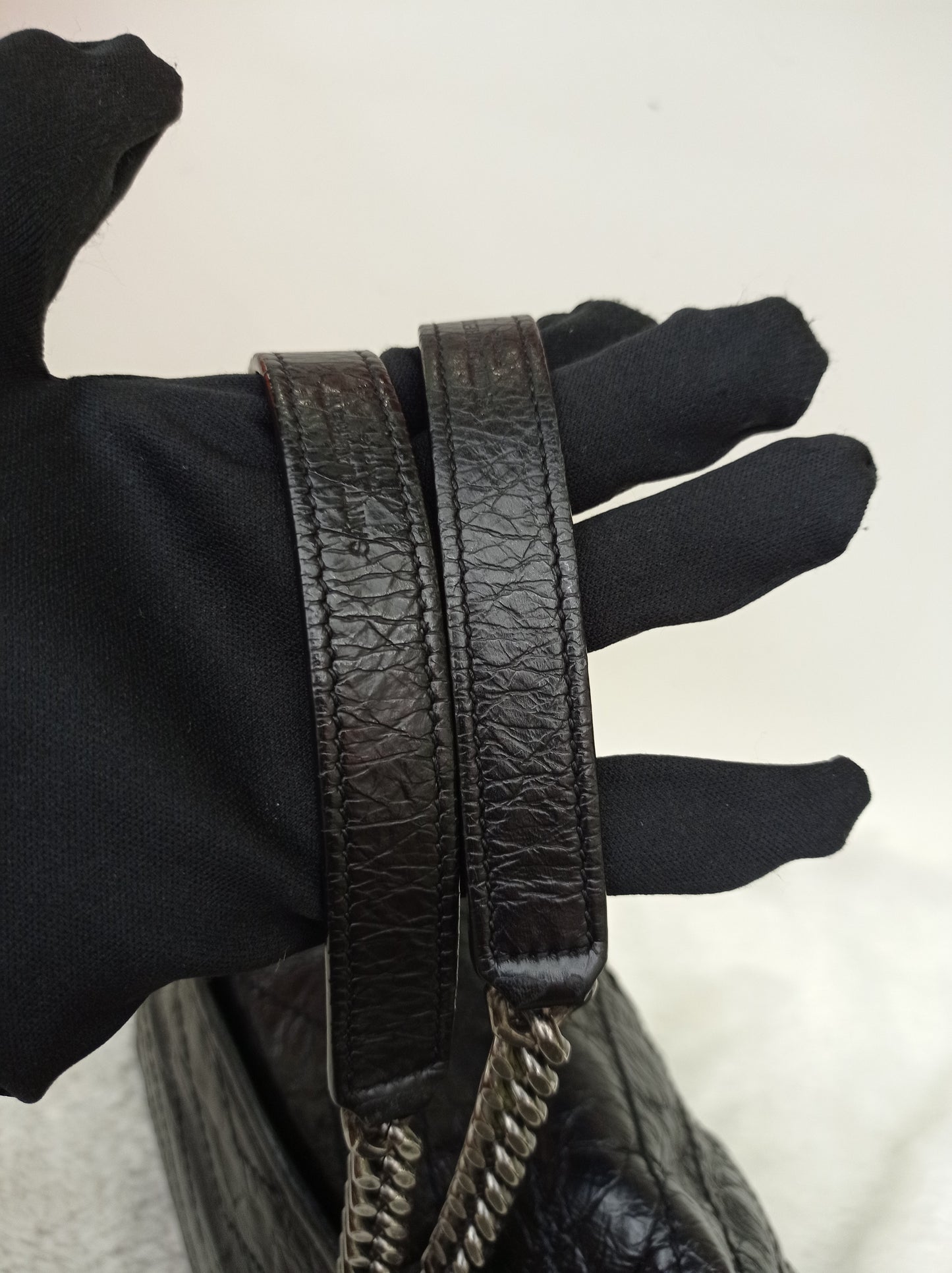 YsL Niki Medium Calfskin Black RHW 2018