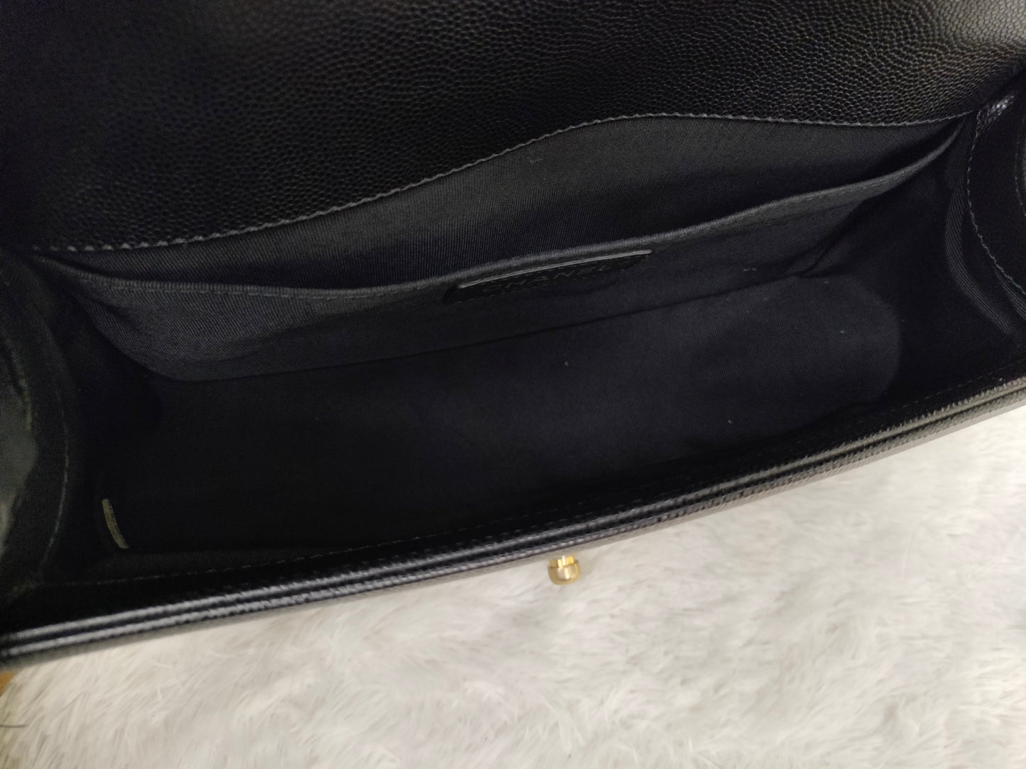 Chanel Boy 25 Caviar Black GHW #27