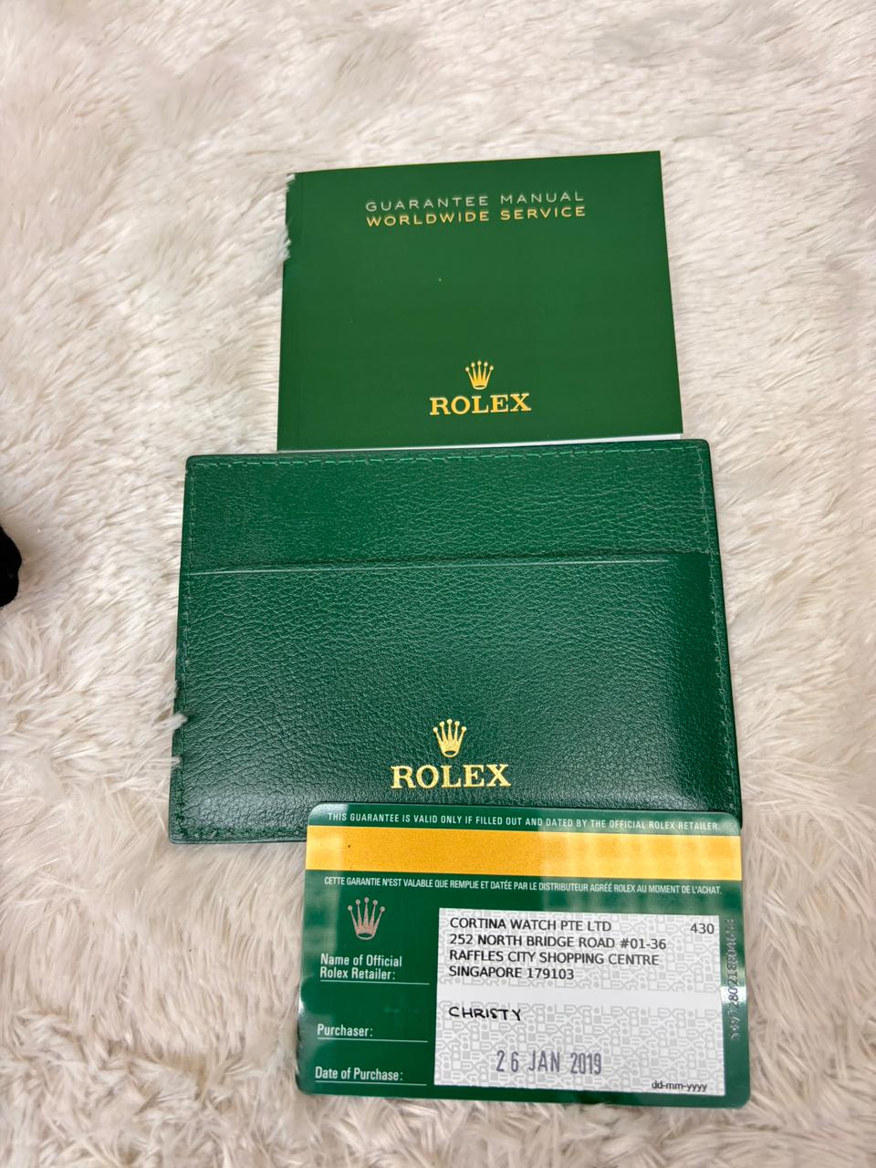 Rolex Oyster Perpetual Datejust 31mm Diamond Dial 2 Tone Rose Gold Jubilee 2019