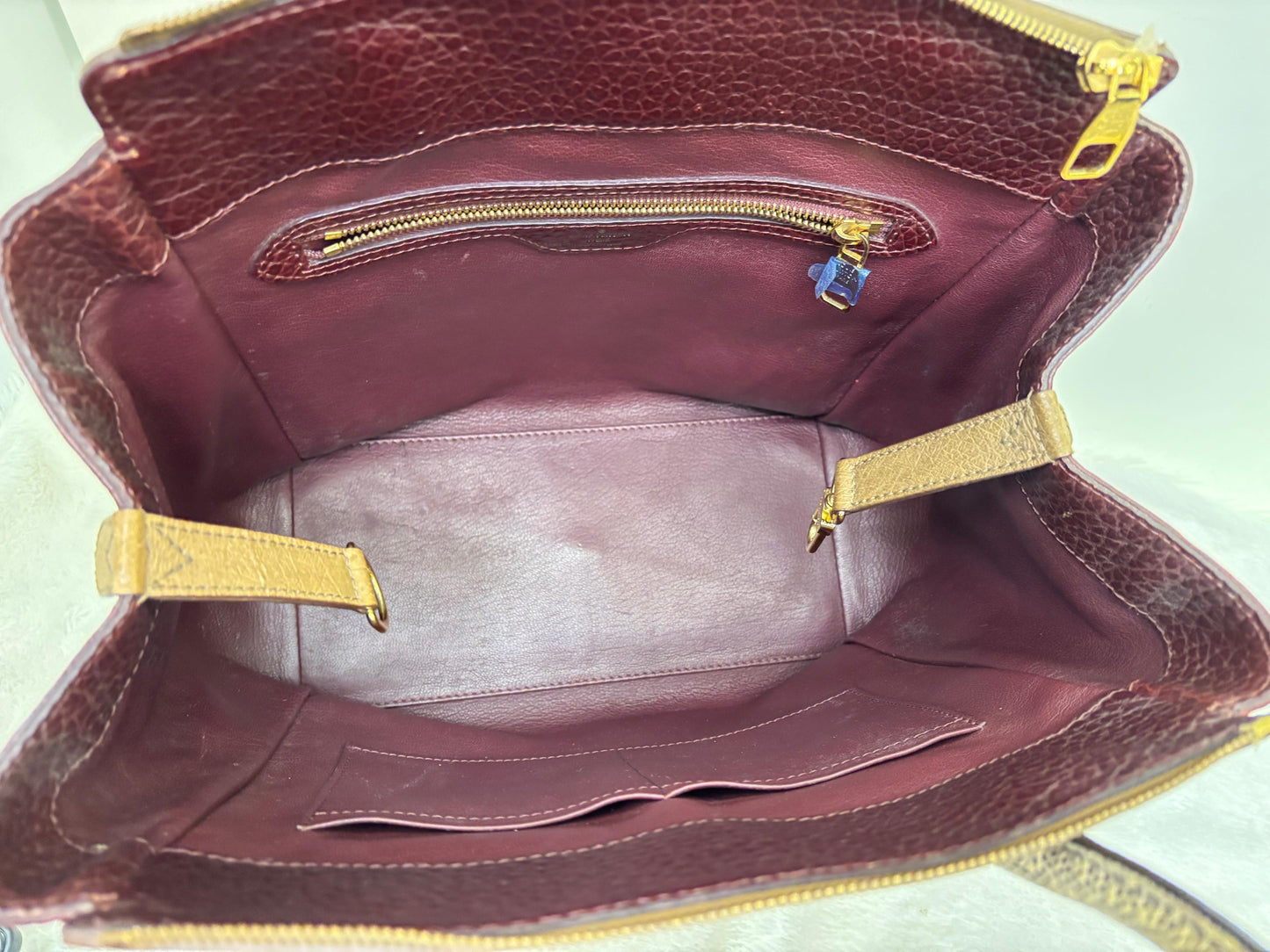 LV Majestueux MM Monogram Ostrich Lizard Bordeaux 2012