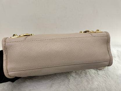 Balenciaga Mini City Edge Pink Beige GHW