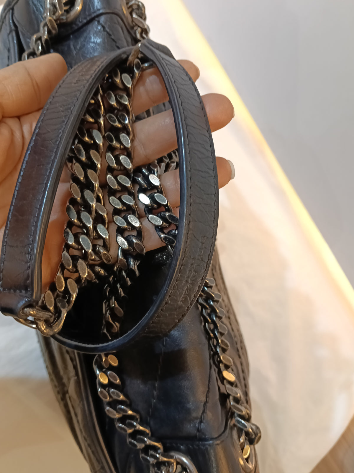 YsL Niki Medium Calfskin Black RHW 2019