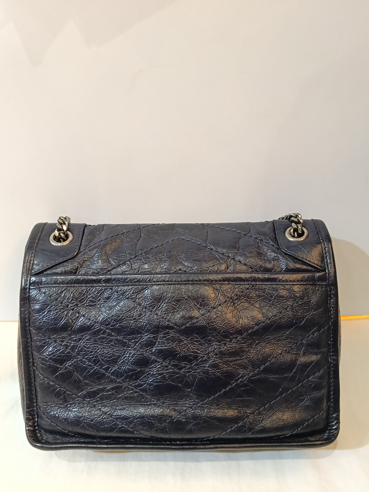 YsL Niki Baby Calfskin Navy RHW 2018