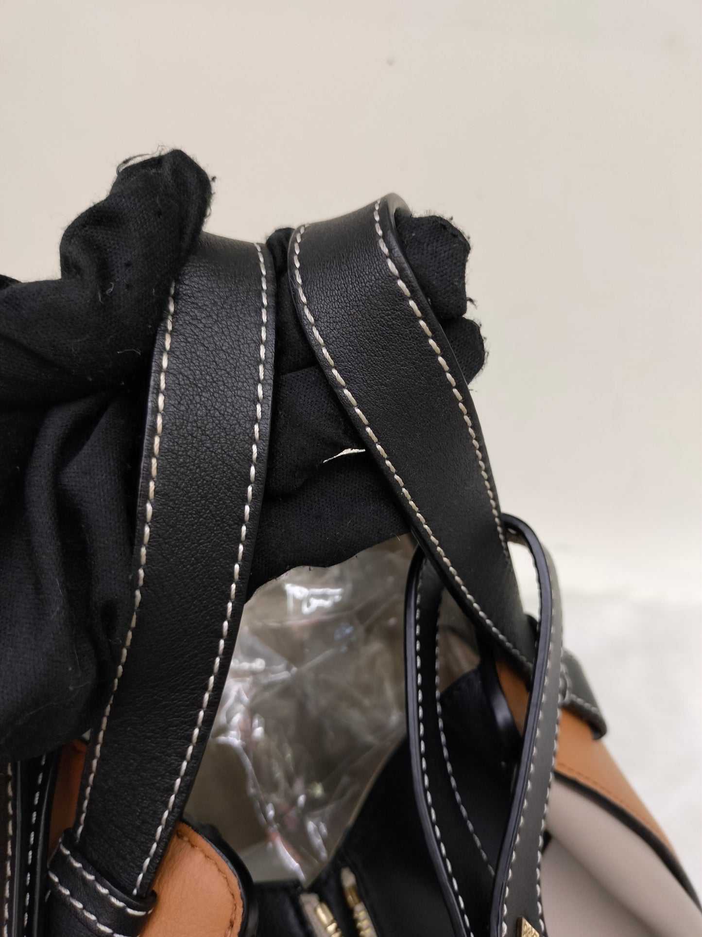 Loewe Hammock Small Beige Brown Black GHW 2018