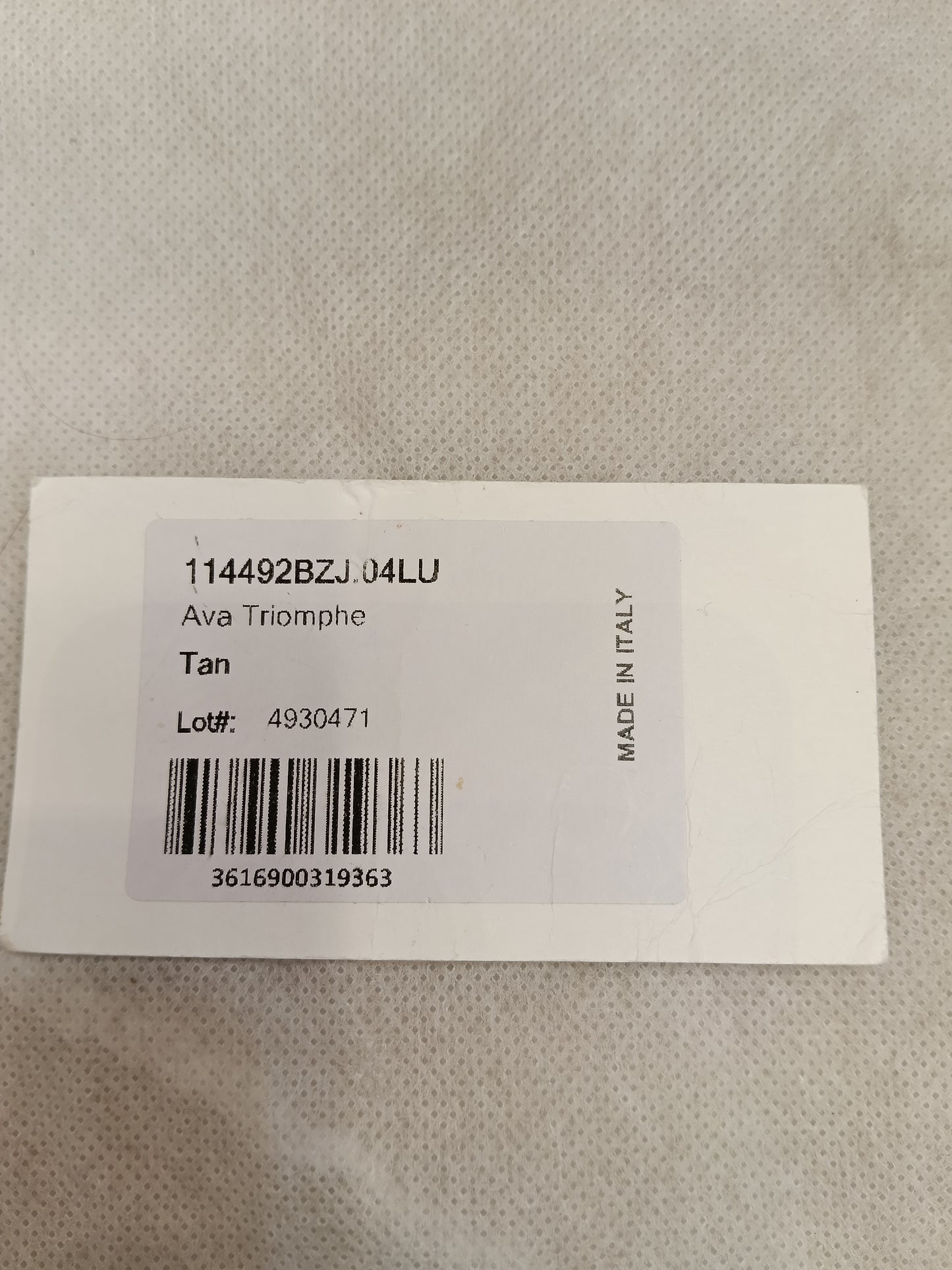 Celine Ava Triomphe Calfskin Tan GHW 2023