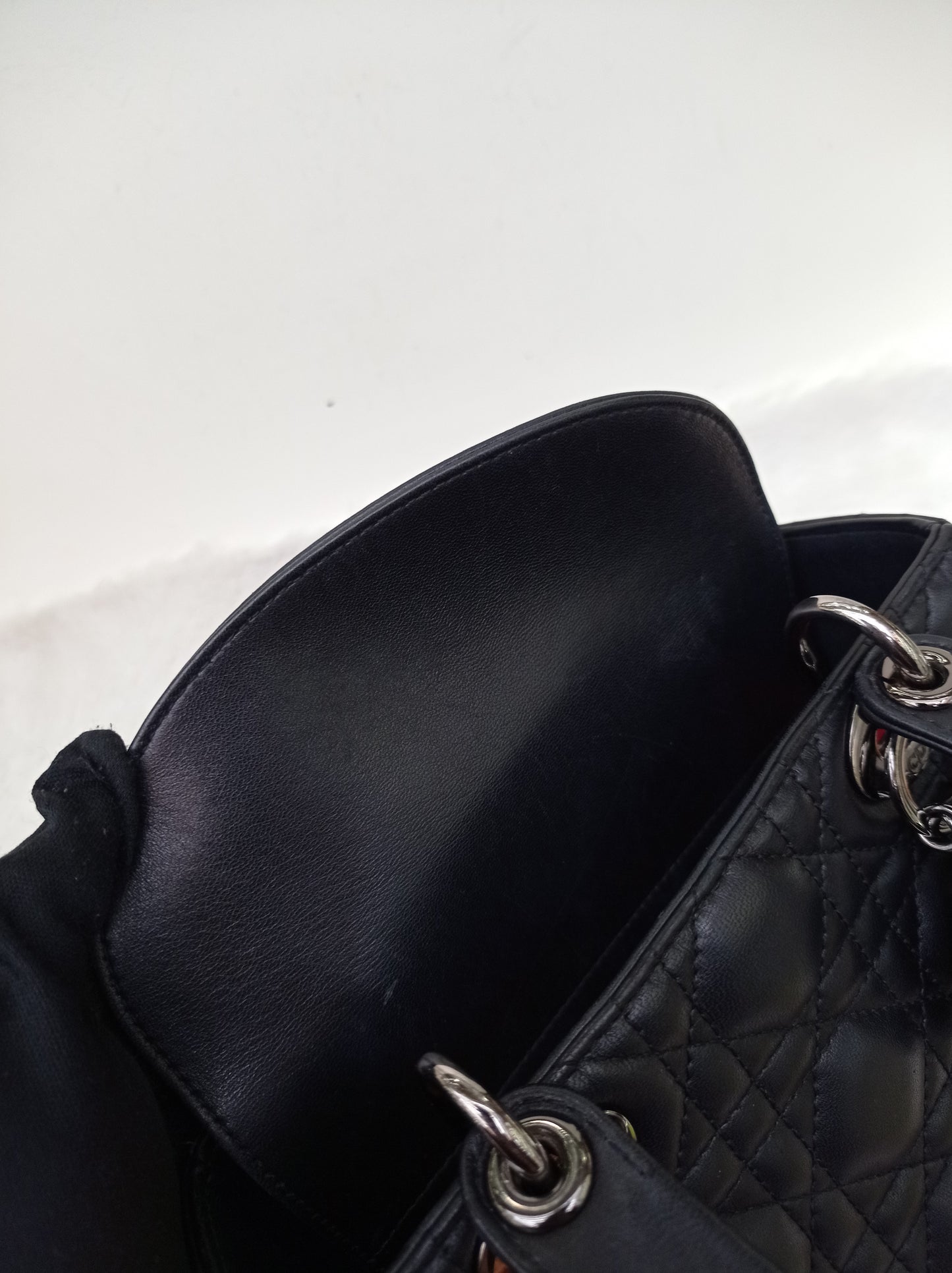 Lady Dior Small Lamb Black RHW 2021