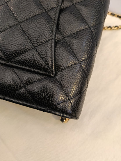 Chanel WOC Caviar Black GHW #29