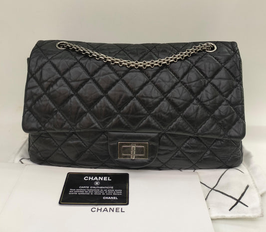 Chanel Reissue 227 Black RHW #14