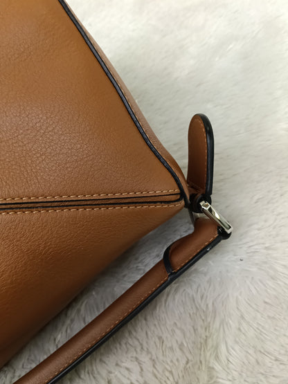 Loewe Puzzle Small Calfskin Tan SHW 2020