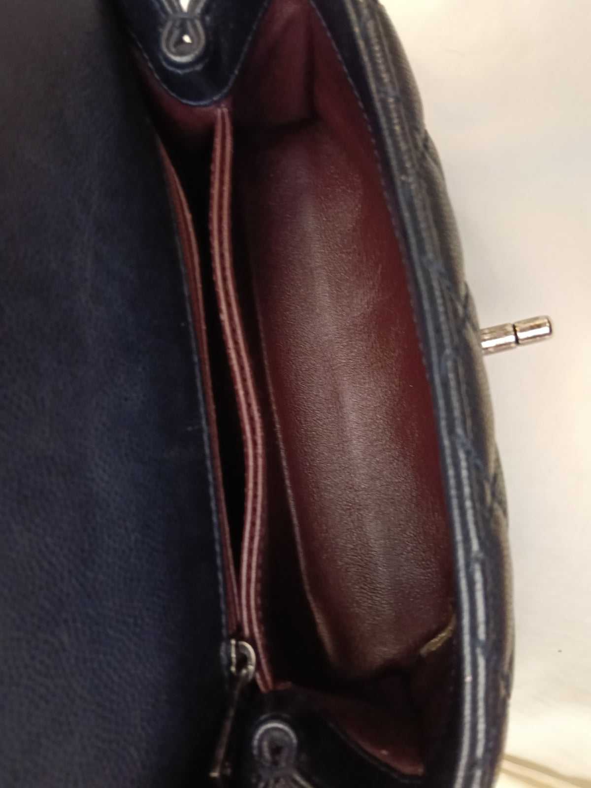 Chanel Coco Handle Small Caviar Dark Navy RHW #21