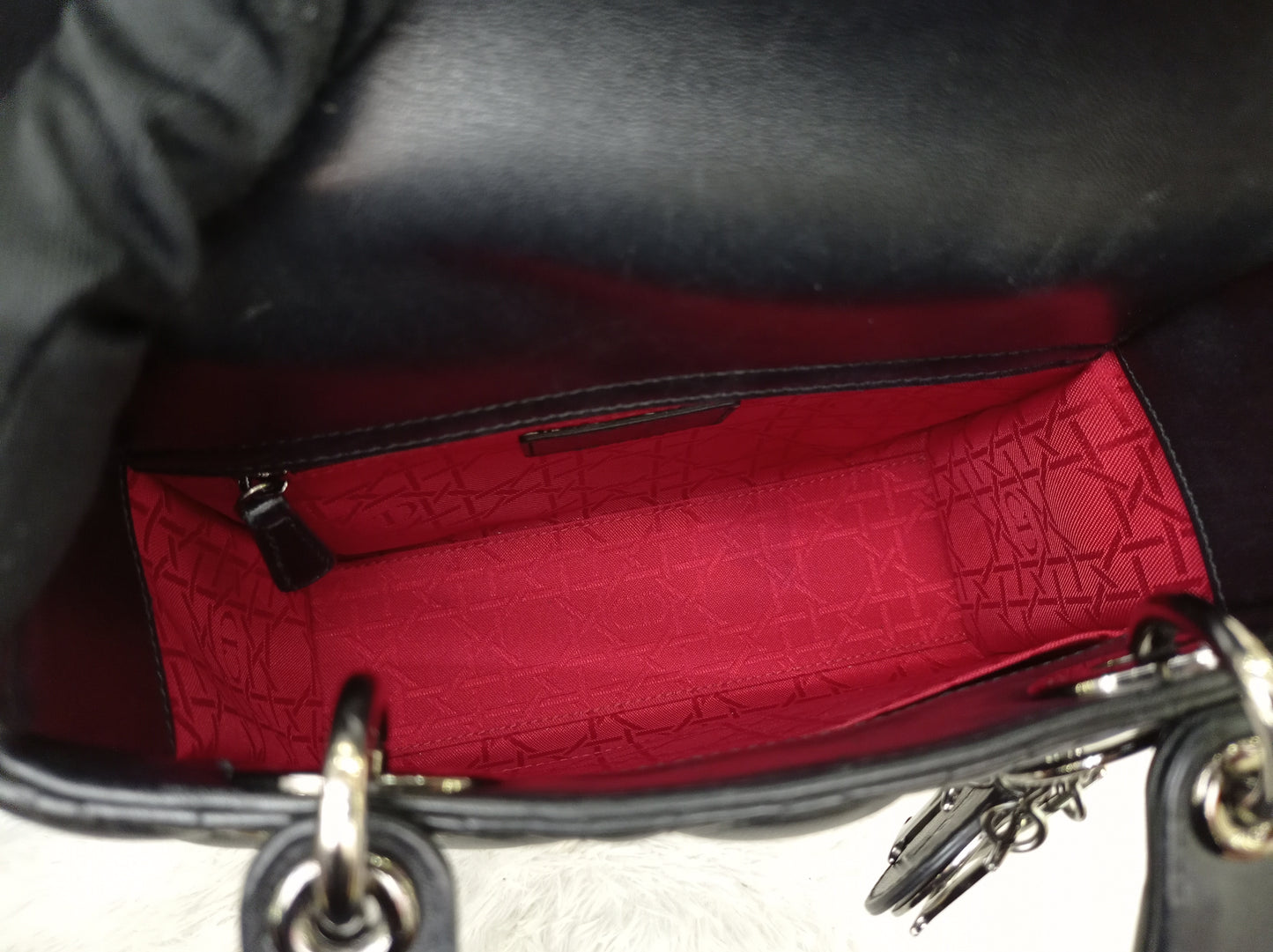 Lady Dior Small Lamb Black RHW 2021