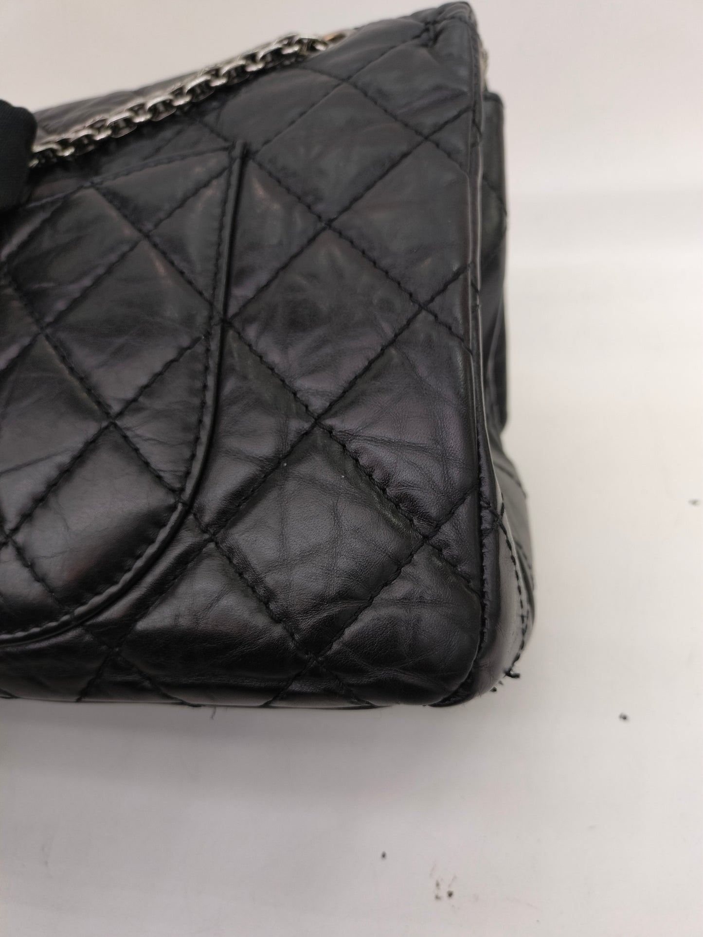 Chanel Reissue 227 Black RHW #14