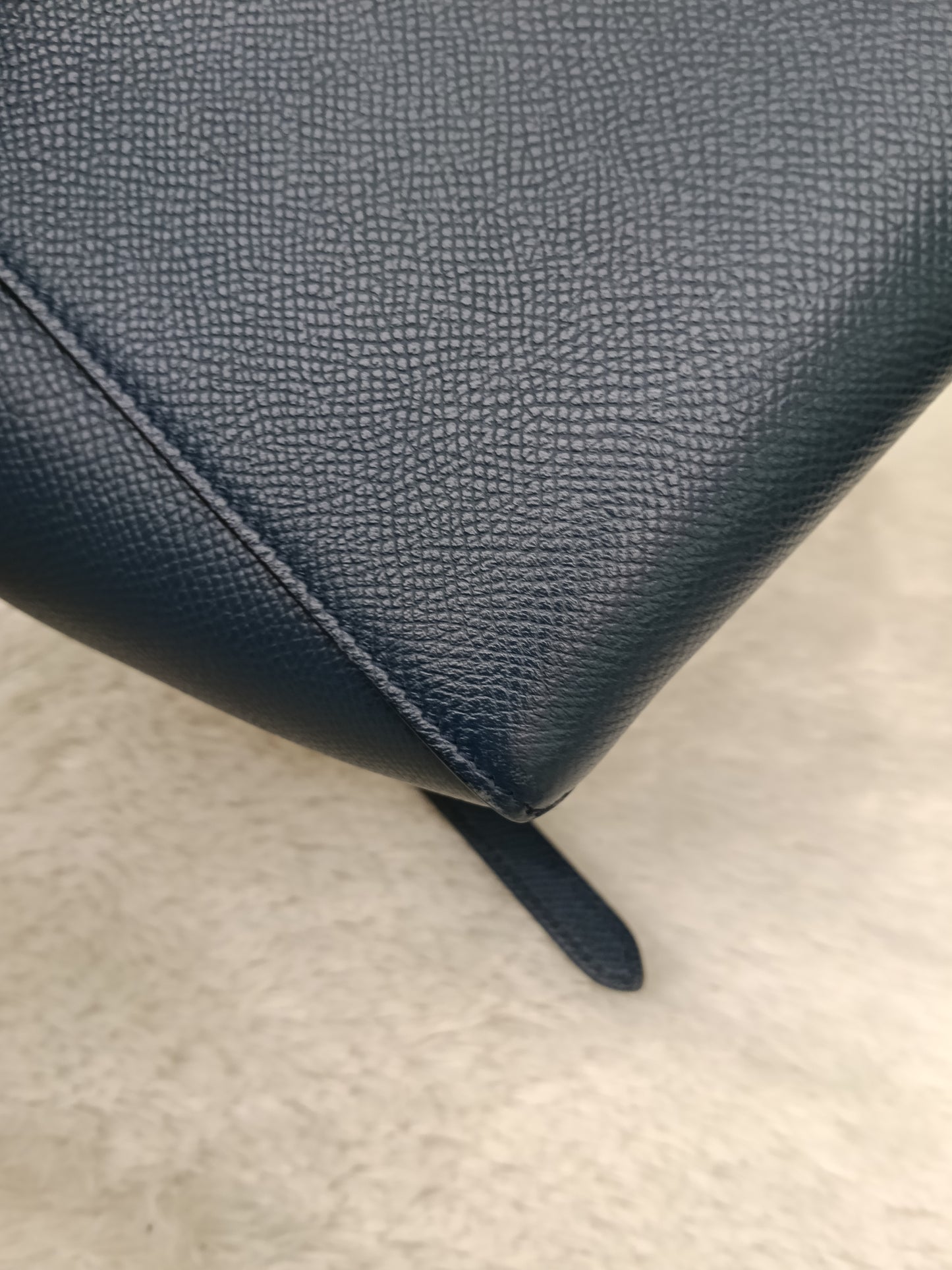 Celine Nano Belt Grained Abyss Blue GHW 2018