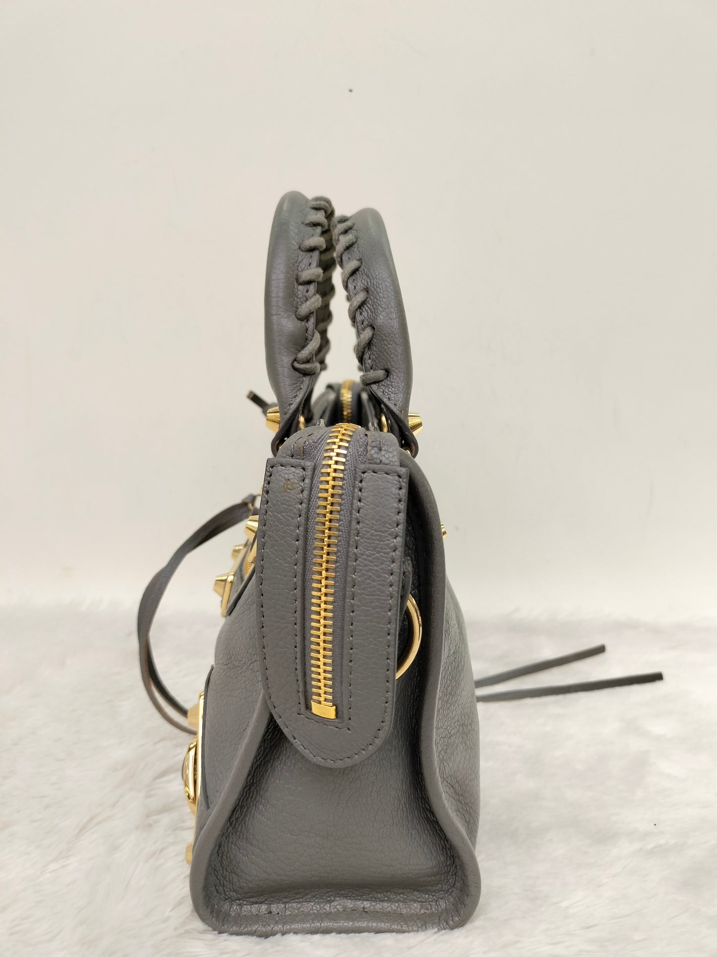 Balenciaga Mini City Edge Grey GHW 2017