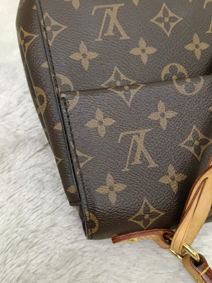 LV Clunny BB Monogram Bordeaux Fuchsia 2018