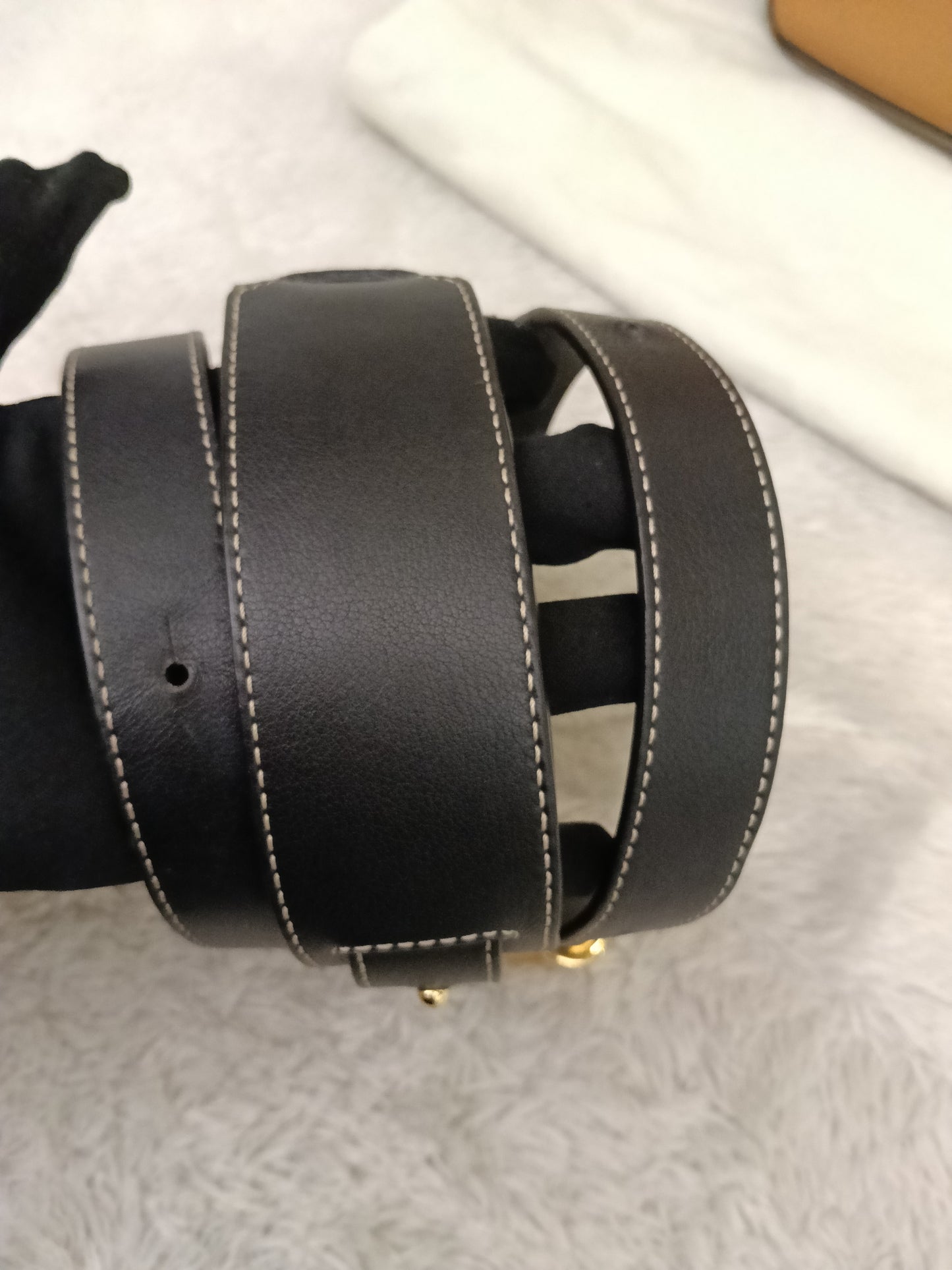 Loewe Puzzle Medium Amber Light Oat Black GHW 2019
