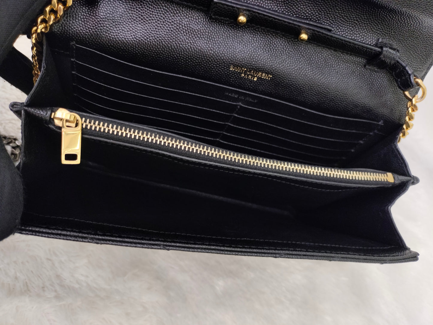 YsL WOC 22 Chevron Grained Black GHW 2021