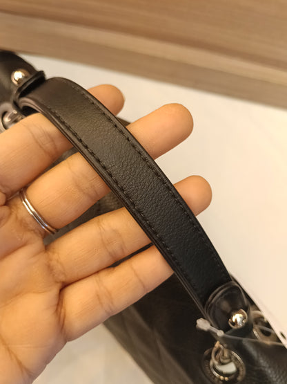 Chanel Top Handle Seasonal Flap Caviar Black SHW #25