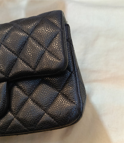 Chanel Mini Rectangular Caviar Black SHW SF #20
