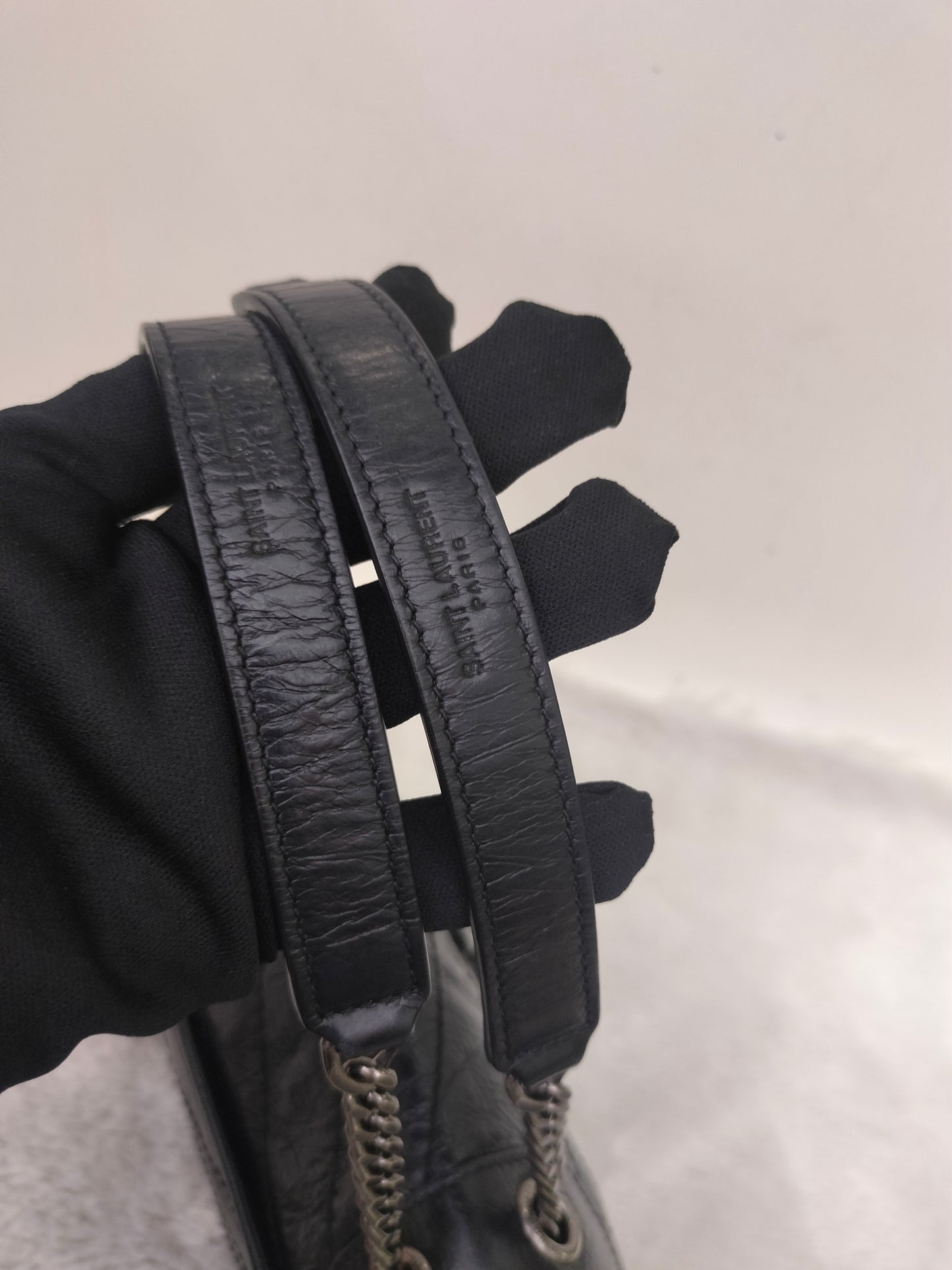 YsL Niki Baby Calfskin Black RHW 2019