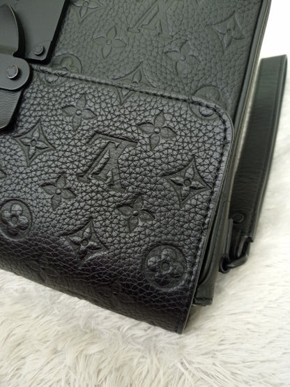 LV S Lock A4 Pouch Monogram Empreinte Black (CHIP)