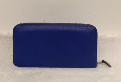 Hermes Azap Long Wallet Epsom Blue Saphire PHW #P square