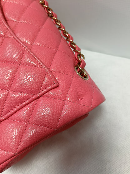 Chanel Small Caviar Pink GHW DF (CHIP)